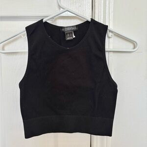 Tight Black Crop Top